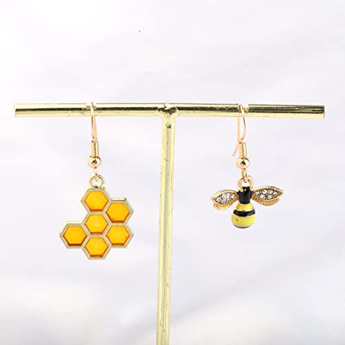 BAUNA Honey Bee Gifts for Bee Lovers Jewelry Honeycomb and Bee Earrings for Animal Insect Nature Lover Sweetly Gift - Image 4