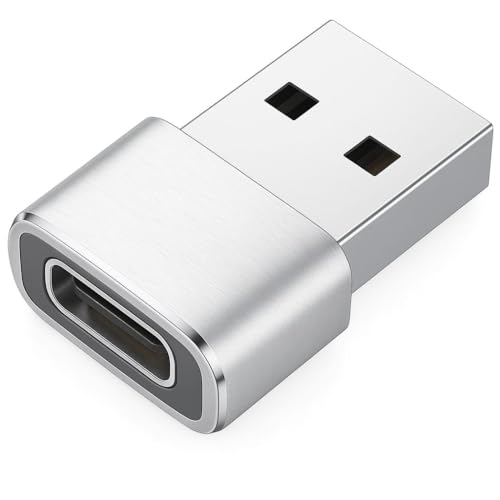 Adaptador USB Tipo-C Fêmea para USB-A Macho OTG Conversor | Conector USB 3.0 para Smartphone, Tablet, Notebook, Carregador e Acessórios