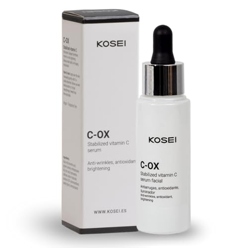 KOSEI C-OX Serum | Serum Vitamina C | Aumenta la Firmeza de la piel, Aporta Hidratación y Reduce las Imperfecciones | Aporta Protección Solar adicional | 30ml