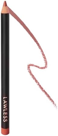 Lawless Forget the Filler Definer Liner - Cinnamon - Premium Lip Liner with Natural Ingredients to Provide a Smooth Look with a Satin Finish, Clean Makeup with Tug-Free Application - 0.04 oz