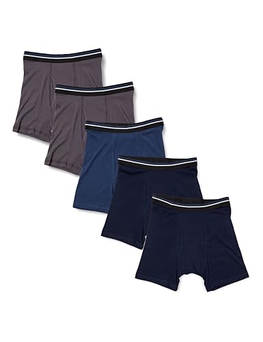 [Amazon Essentials] 5���g �{�N�T�[�u���[�t �^�O�Ȃ� �����Y �_�[�N�l�C�r�[/�_�[�N�u���[/�`���R�[�� M