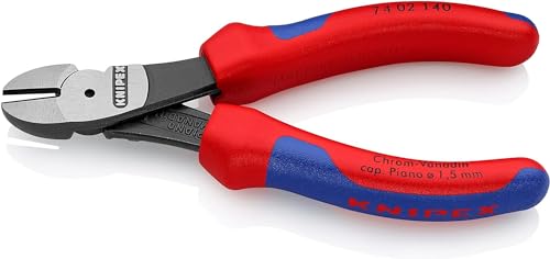 Knipex Tronchese Laterale Per Meccanica Tipo Forte Bonderizzata Nera, Rivestiti In Materiale Bicomponente 140 Mm 74 02 140 - 2