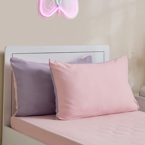 Home Box Vera 2-Piece Reversible Microfibre Pillow Cover Set - 50x75 cm