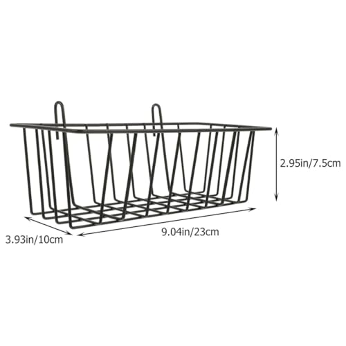 Comedero para conejos de hierro negro pack de 4 soportes de heno para jaula 8