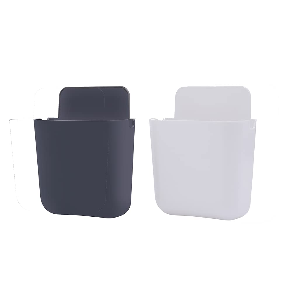 Primelife 2 Pcs Wall Mount Remote Control Holder, Media Organizer Storage Box, Mobile Phone Holder for Bedside Table Bedroom - Multicolour (Phone Holder)(2) (B091MYFNMV) Amazon Price History, Amazon Price Tracker