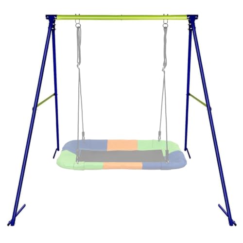 Dripex Kinder Schaukelgestell,Metall Schaukelgerüst 193x160x180cm bis 200KG