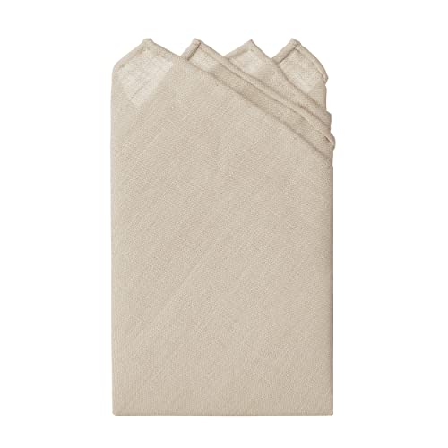 Image of Jacob Alexander Linen Handrolled 15 inch x 15 inch Pocket Square Hanky