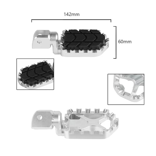 Repose-Pieds Moto Ajustables pour Soulager les Genoux sur R1200GS - 4