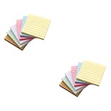 Klebenotizblöcke – zum aufschreiben von wörtern, plänen, zeitplänen und anderen wichtigen dingen, um das vergessen zu vermeiden, selbstklebende notizblöcke