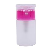 Welches ist wiederverwendbar LWANFEI 60ML Leere Pumpflasche Tragbare Nützliche Nagellackentferner Reiniger Behälterspender Leere Plastikflaschen, Rosa Flaschenverschluss