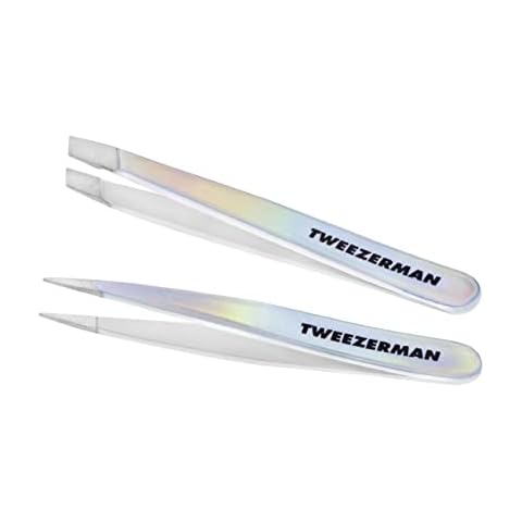 Tweezerman Winter Frost Micro Mini Slant & Point Tweezer Set Cover