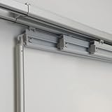 nan MADECOSTORE Carril de aluminio extensible para paneles japoneses, 60 cm, de 171 a 225 cm (4 vías)