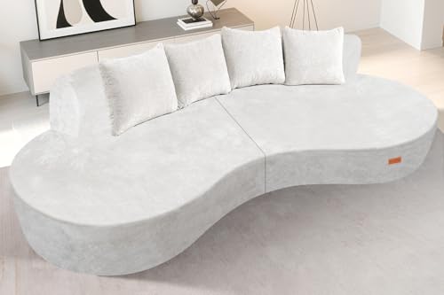 HABUTWAY 104'' Modular Sectional Sofa with Memory Foam Filled, Modern