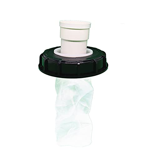 Kacsoo Filtre À Couvercle IBC Accessoires De Réservoir IBC Couvercle De Filtre en Nylon 165mm avec Couvercle Supérieur De Baril d'argile De Filtre Net pour Réservoir d'eau De Pluie IBC Cover
