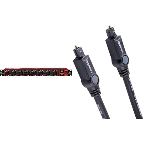 Interface Behringer ADA8200 pour enregistrer 8 micros en ADAT avec câble TOSLINK