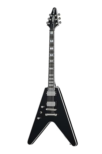 Epiphone Flying V Prophecy, Lefty Jet Black Metallic with Bag