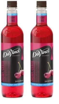 Image of DaVinci Gourmet Sugar Free Cherry Syrup, 25.4oz (Pack of 2)