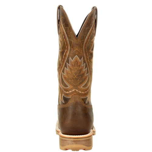 Durango® Maverick Pro™ Steel Toe Waterproof Western Work Boot, Rugged Tan, Size 11(M) by Durango - Used condition - Image 4