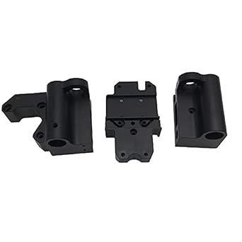 Lysee 3D Printer Parts & Accessories - Funssor Prusa MK3 / MK3S X-Axis Linear Rail Guide Upgrade kit Prusa i3 Hiwin MGN12H Linear Rail Conversion mod - Color only Metal Parts