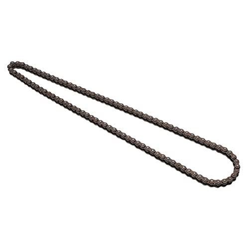 Cadena de eslabones 25H 100, aleación de metal de alta resistencia, 100 eslabones de cadena, fácil instalación, reemplazo directo para pit bike chino, rueda de bolsillo, mini bicicleta