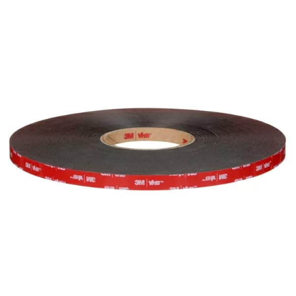 Image of Double Sided Tape 5952, 1 /2 in x 36 yd, Heavy Duty, Industrial Mounting on LSE Surfaces, Heat and Weather Resistant