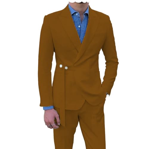 Costume de cérémonie homme coupe ajustée ensemble veste et pantalon de qualité supérieure