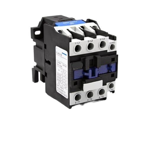 Contactor de CA 32A 3P+1NA trifásico de 220V para control de motor en riel DIN