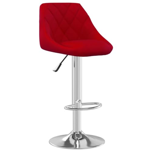 Genérico Taburete de Cocina de tercio Color Vino Tinto,Mobiliario,Sillas,Taburetes de Cocina,Rojo,6.8 kg,335300