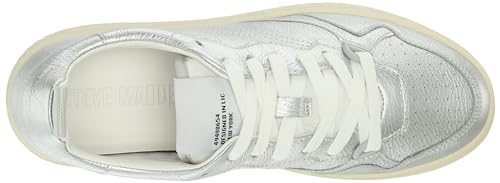Steve Madden Steve Madden Women's Everlie Sneaker, Silver, 5.5