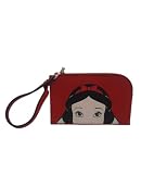 Disney Carteira de Mão Princesas Branca de Neve Maçã Vermelha Couro Sintético Oficial