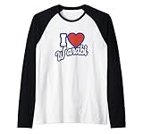 Me encanta Warabi Camiseta Manga Raglan
