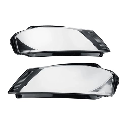 Front Headlight Lens Cover Compatible For Audi A3 8P S-line S3 RS3 Facelift 2008 2009 2010-2012 Clear Headlamp Shell Transparent Lampshade(1 Pair)
