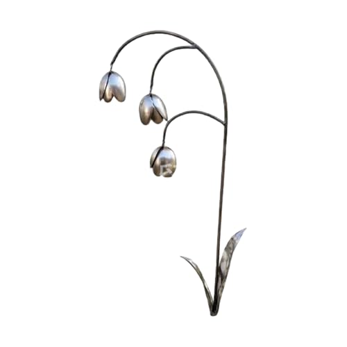 Sculpture en métal et bronze de 50 cm pour décorer une terrasse moderne