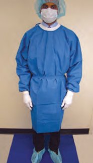 Isolation Coat Protection Isolation Gown Comfort Blue - 100 Gowns: Science Lab Coats And Jackets ...