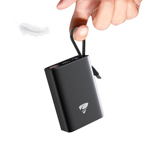 Aioneus Power Bank, USB C Powerbank 10000mAh, 35W Schnellladefunktion akkupack, Flugzeug Geeignet, Leicht und stark Exte...