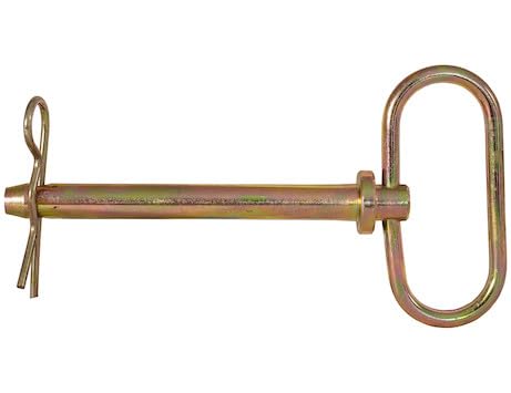 Yellow Zinc Plated Hitch Pins - 9/16 Diameter x 2-3/4 Inch Usable Length (1 EA)