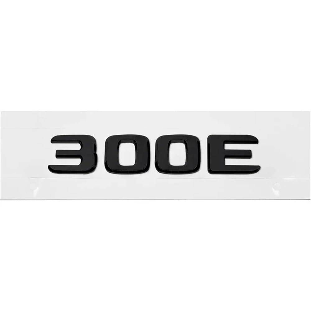 YTQMoreBNZ YYDStes ABS Car Rear Trunk Letter Emblem Tail Number Badge Sticker Compatible With Mercedes Benz 230E 300E 300SEL 300SE 500SEL 560SEL 600SEL