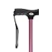 Carex Soft Grip Walking Cane - Height Adjustable Cane With Wrist Strap - Latex Free Soft Cushion Handle, Pink