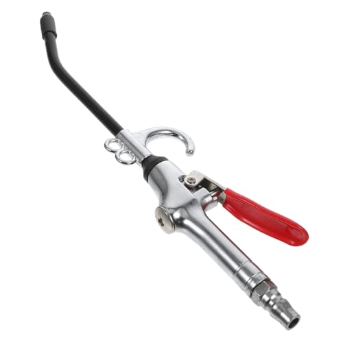 Mikinona Hochdruck Luftgebläse Für Kompressor Mit Schlauchaufsatz Aluminiumlegierung Ergonomisch Für Autoinnenreinigung Staubentfernung Druckluftwerkzeug