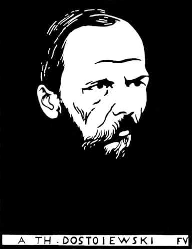 Affiche Décorative Dostoïevski Vallotton SERENDIPITP Graffiti Art Mural 60x90cm