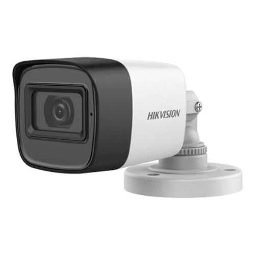 Hikvision Bala TURBOHD 5 Megapixel/Lente 2.8 mm/Audio por Coaxitron / 30 MTS IR EXIR/Exterior IP67 / 4 Tecnologías/dWDR