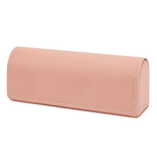 Linkidea Estojo rígido extra grande para óculos de sol, bolsa organizadora de armazenamento para óculos de sol compatível com Persol PO3357S PO3235S PO3366S RayBan RB3647N RB2197 (GG, rosa), rosa, XG