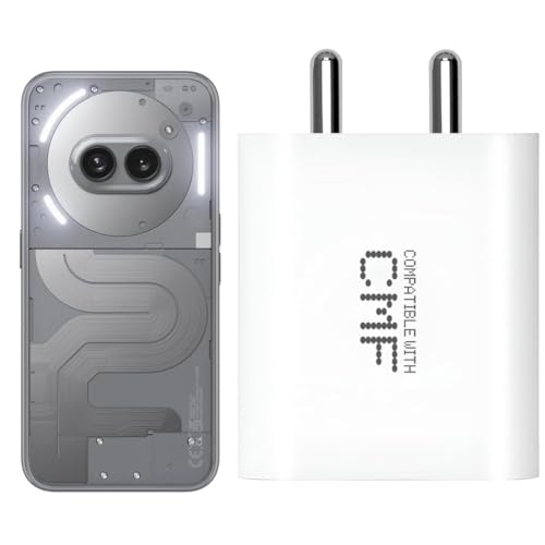 Image of 33W Type C Adapter Charger & Cable Compatible Compatible with C M F Phone 1 /Nothing Phone 2a /2a Plus /2 /Samsung M05 /M35 /M15 /F15 /A15 /Buds and Other USB-C Devices