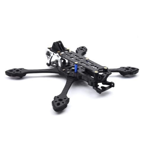 FPVレーシングビルドに最適 - MARK5およびDC O3スタイルの5インチカーボンファイバーフレーム(225mm / 222mm)(Mark5 Red)