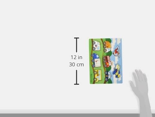 Melissa & Doug Vehicles Wooden Peg Puzzle (8 pcs) Melissa & Doug Vehicles Peg Puzzle image 3