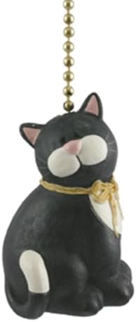 Clementine Design Black Cat Kitty Kitten Feline Ceiling Fan Pull Chain Light Decorative Extension image 2