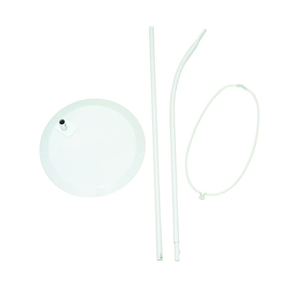 roba Support Ciel de Lit - Flèche de Lit Bébé - Barre 150 cm - Support Baldaquin - Blanc
