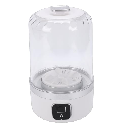Oreilet Lavadora Portátil, Mini Lavadora de Ropa Interior de 1 Litro, Lavadora Automática Pequeña Recargable para Calcetines, Viajes, RV, Apartamento, Hotel, Dormitorio