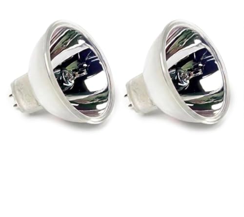 Tawelun ELC 24V 250W Halogen Bulb MR16 GX5.3 Base Dimmable 3300K Warm White for Stage Studio Projector（2 Pack）