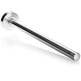 EQUIPO DE BAÑO: ¡El toallero de acero inoxidable se puede montar en la pared del baño perforando y se utiliza como soporte, soporte y barra para una toalla o toalla de ducha!